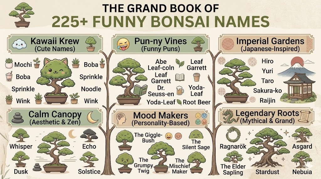 Funny Names for Bonsai Trees