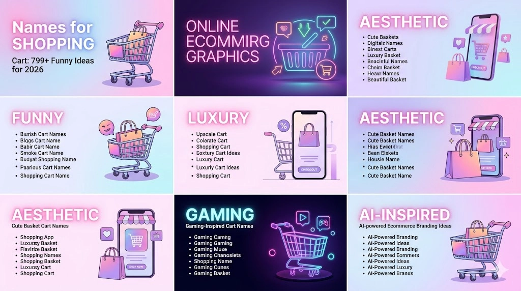 Names for Shopping Cart