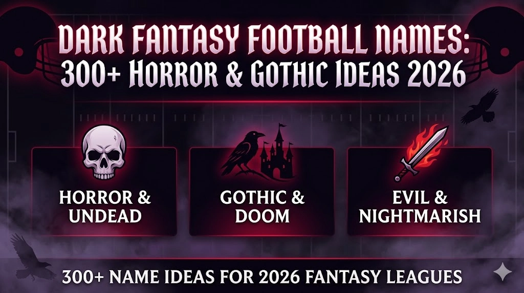 Dark Fantasy Football Names