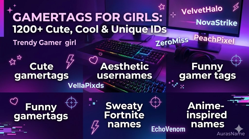 Gamertags for Girls