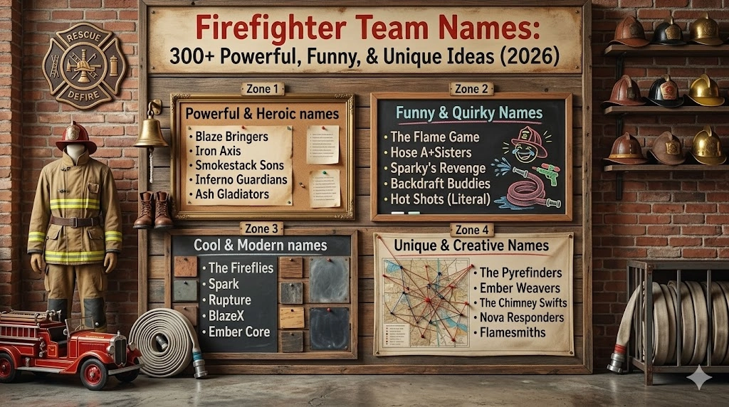 Firefighter Team Names