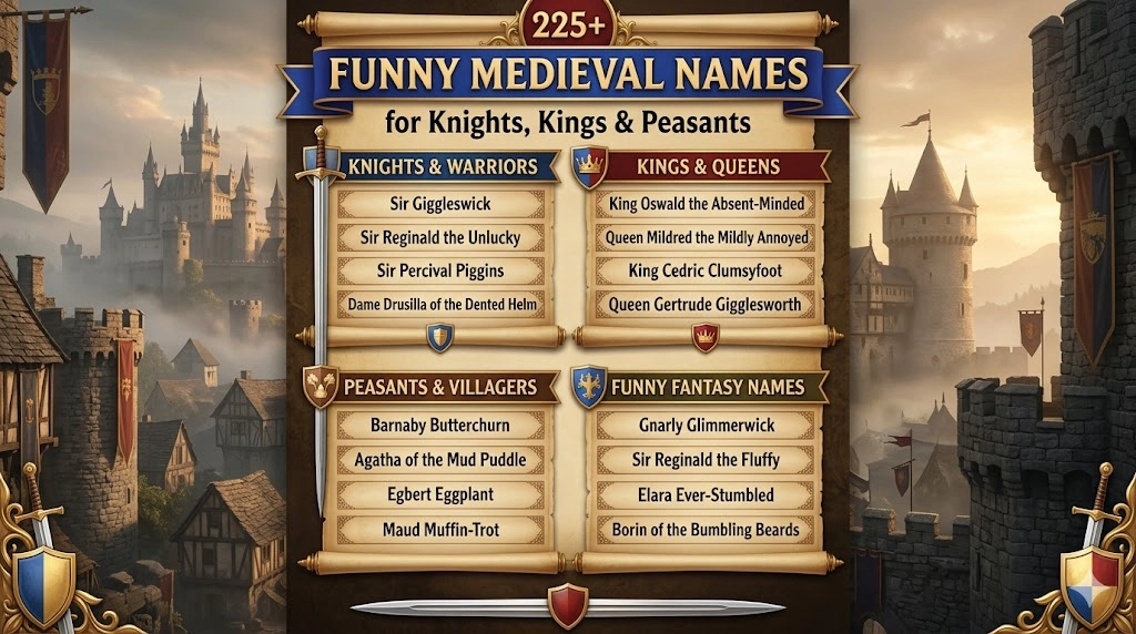 Funny Medieval Names