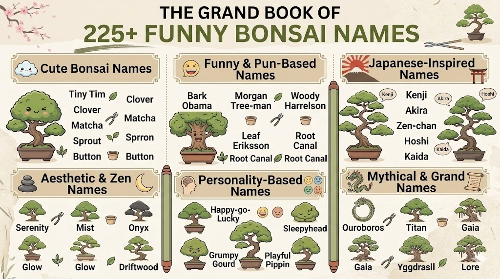 Funny Names for Bonsai Trees