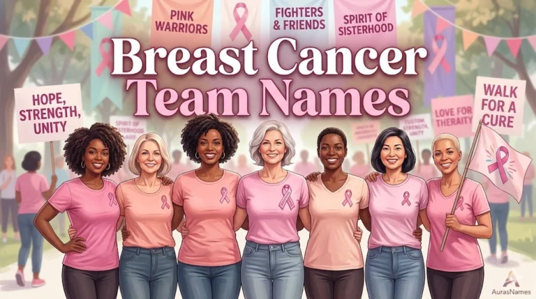 Breast Cancer Team Names