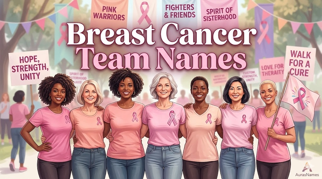 Breast Cancer Team Names