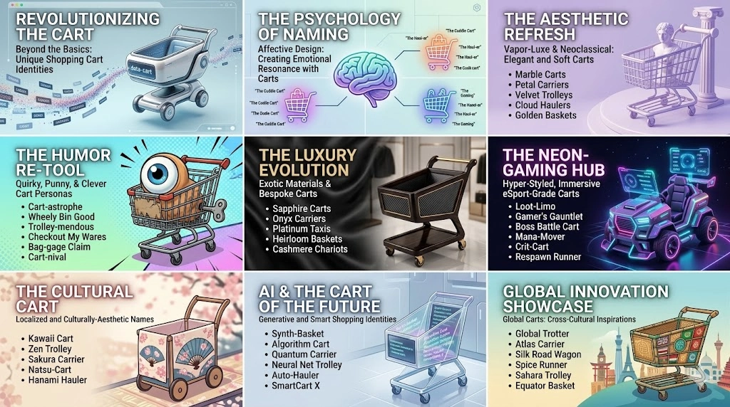 Names for Shopping Cart