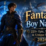 Fantasy Boy Names