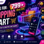 Names for Shopping Cart