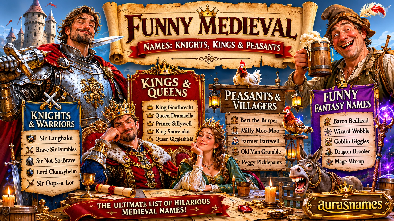 Funny Medieval Names