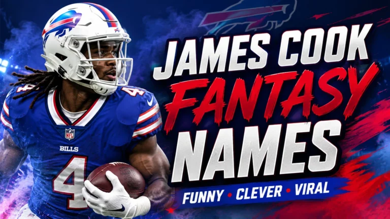 James Cook Fantasy Names