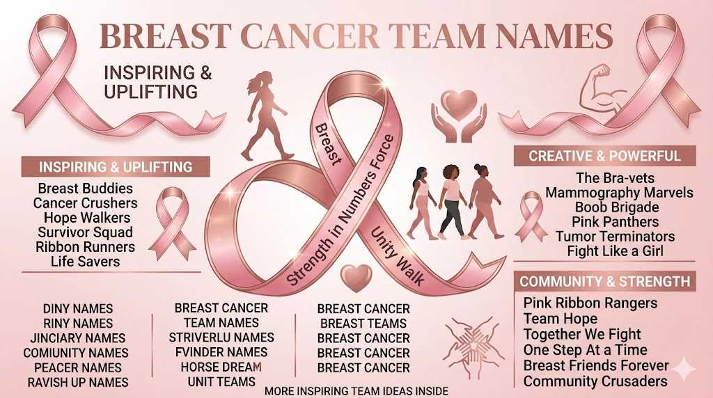 Breast Cancer Team Names
