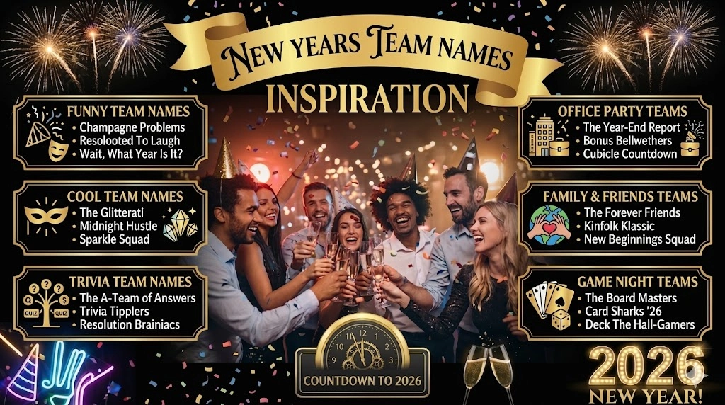 New Years Team Names