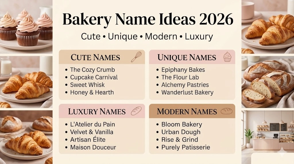 Bakery Name Ideas