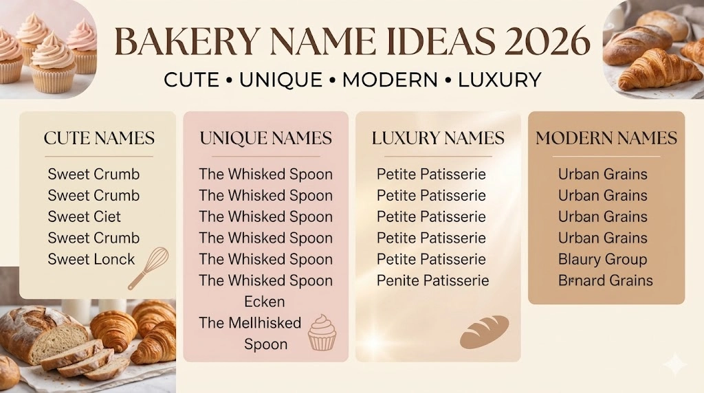 Bakery Name Ideas