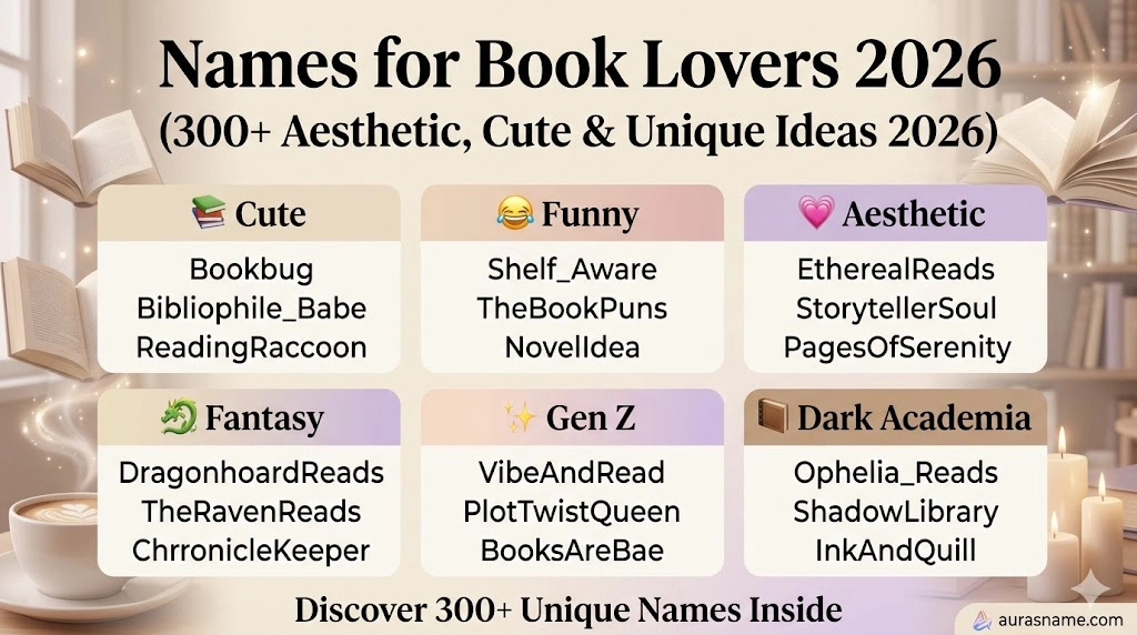 Names for Book Lovers