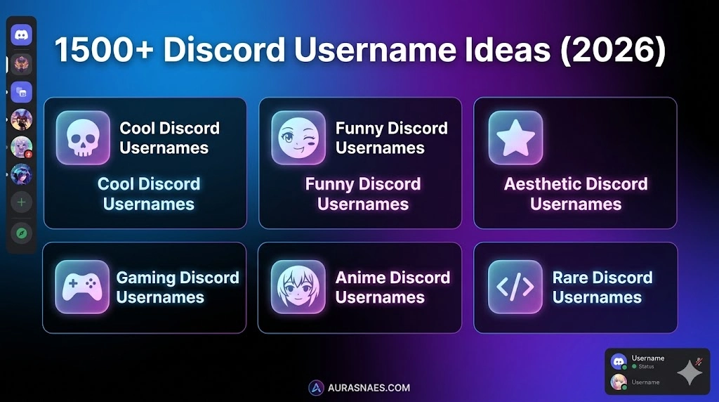 Discord Username Ideas