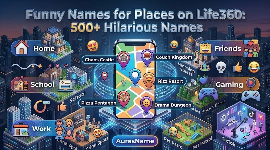 Funny Names for Places on Life360