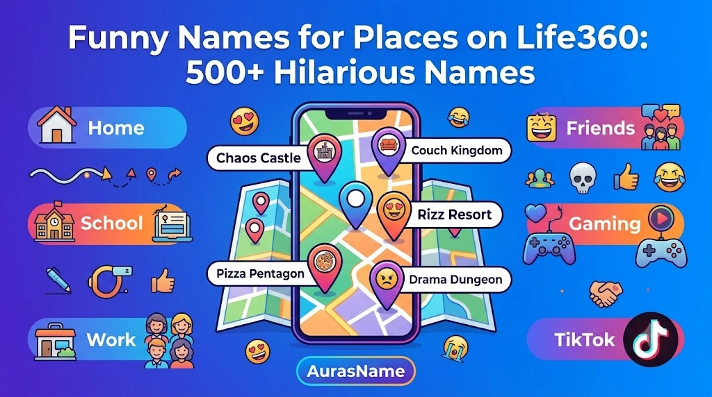 Funny Names for Places on Life360