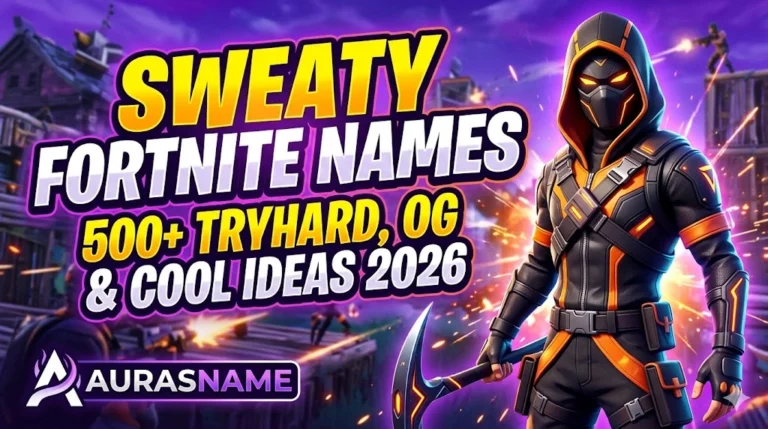Sweaty Fortnite Names