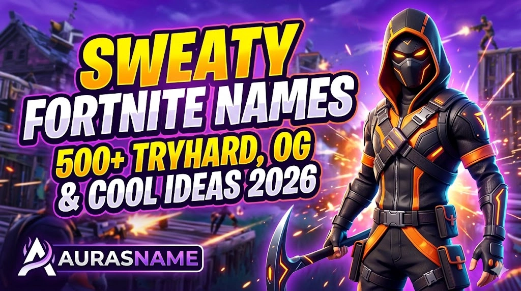 Sweaty Fortnite Names