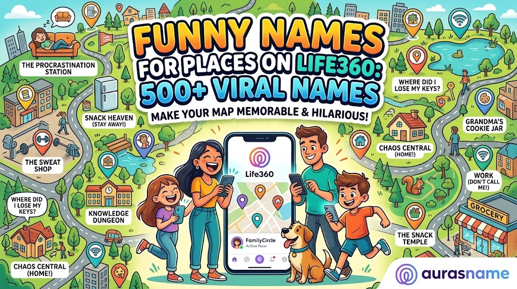 Funny Names for Places on Life360