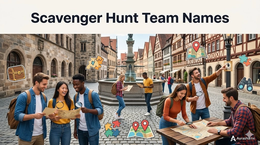 Scavenger Hunt Team Names