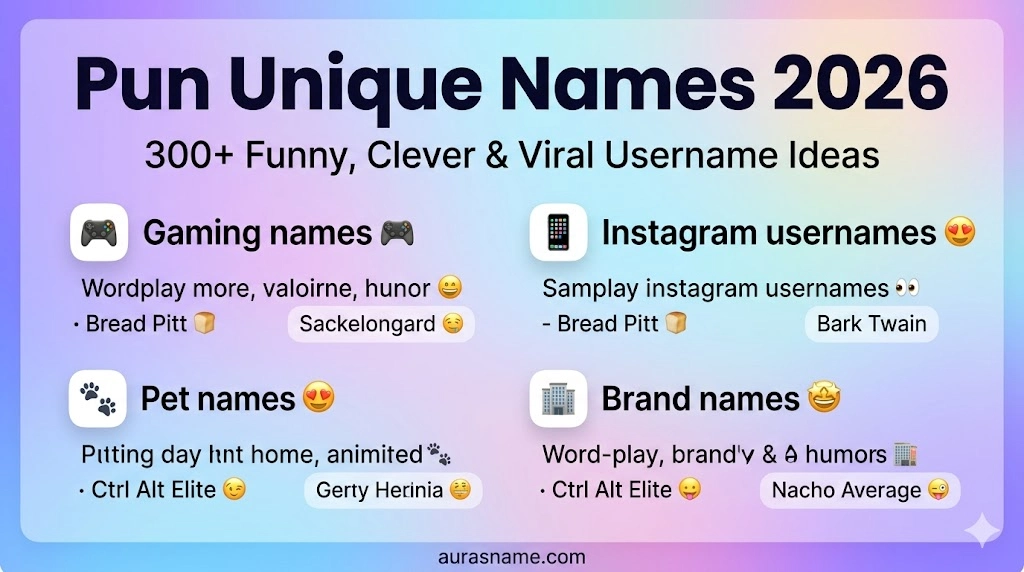Pun Unique Names