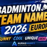 Badminton Team Names