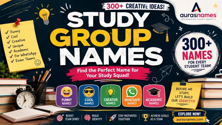 Study Group Names