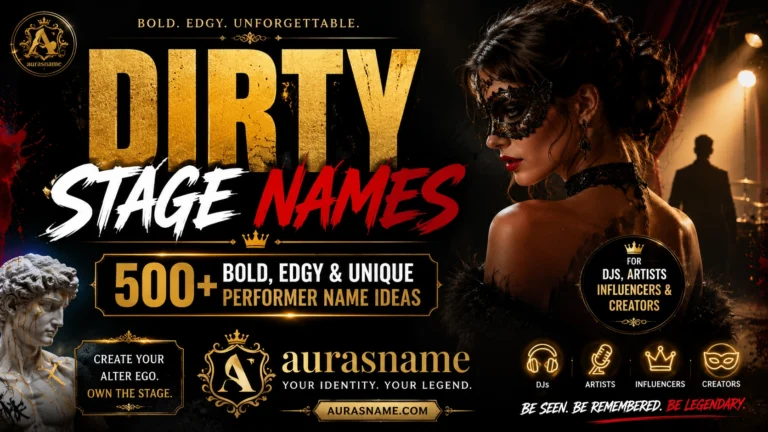 Dirty Stage Names