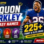 Saquon Barkley Fantasy Names
