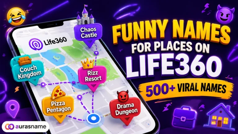 Funny Names for Places on Life360