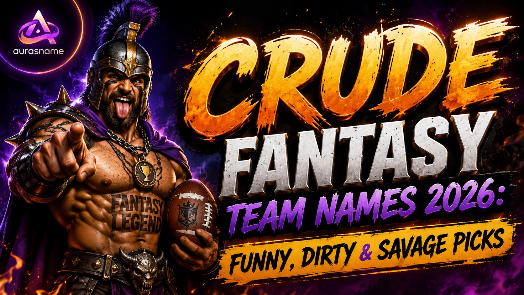 Crude Fantasy Team Names