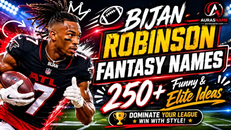 Bijan Robinson Fantasy Names