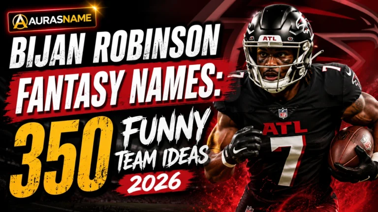 Bijan Robinson Fantasy Names