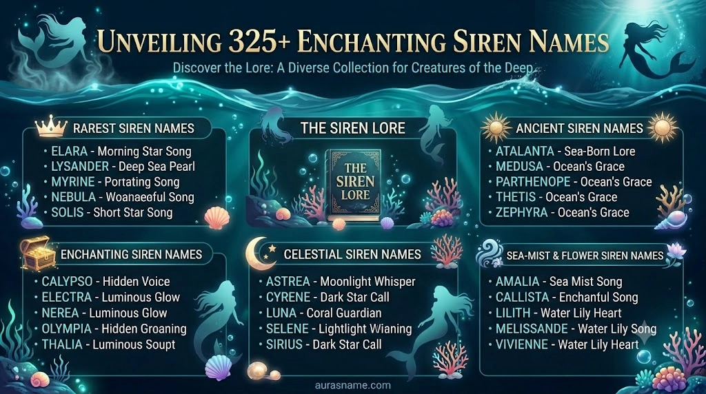 Siren Names