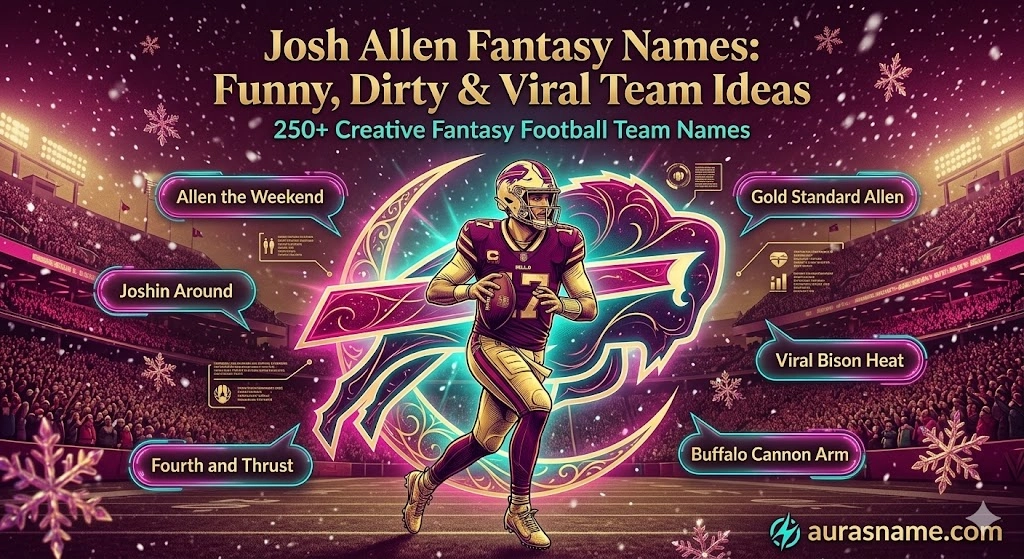 Josh Allen Fantasy Team Names